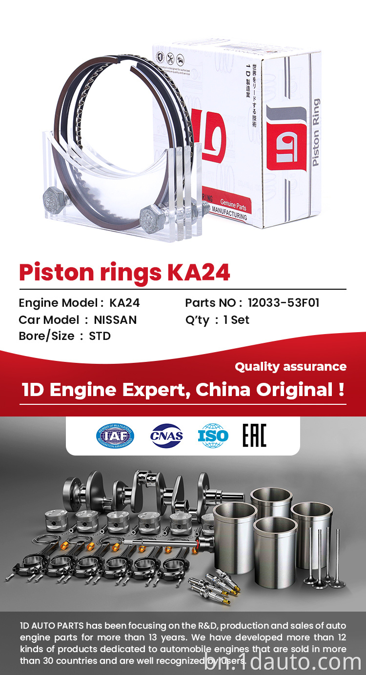 Piston Ring Set For Nissan